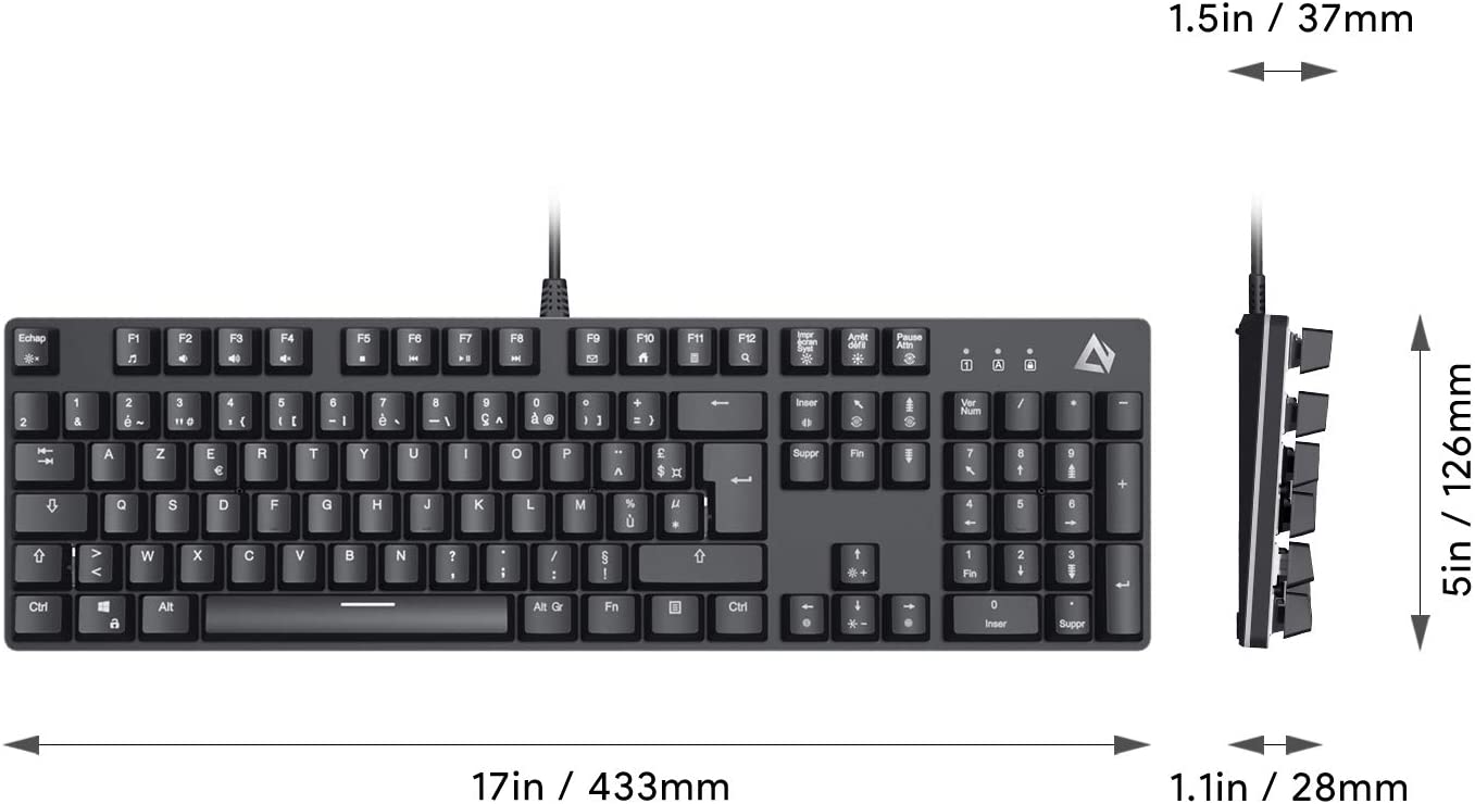 Test du clavier AUKEY KM-G12 : un clavier gamer de qualité