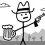 West of Loathing : un jeu de rôle Western