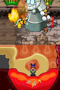 Coloriage Mario Et Luigi Voyage Au Centre De Bowser