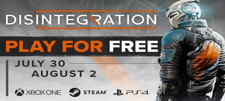 Disintegration, gratuit pour le week-end
