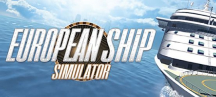 European Ship Simulator : Bateau, sur l'eau, la rivière et plouf dans l'eau
