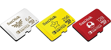 On a testé les cartes microSDXC SanDisk pour Nintendo Switch