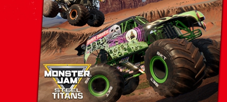 Monster Jam Steel Titans roule sur la Nintendo Switch