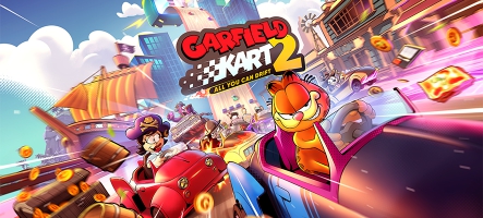 Microids annonce Garfield Kart 2 – All You Can Drift