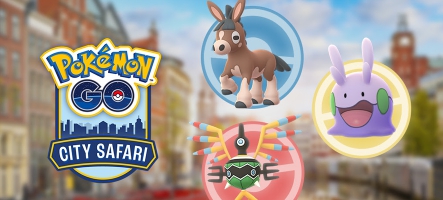 Pokémon GO City Safari : revient en septembre