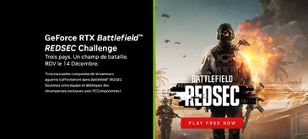 Le GeForce RTX Battlefield REDSEC Challenge en live sur Twitch le 14 décembre