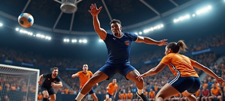 Comment un défenseur de handball lit le mouvement des épaules du demi-centre avant la passe